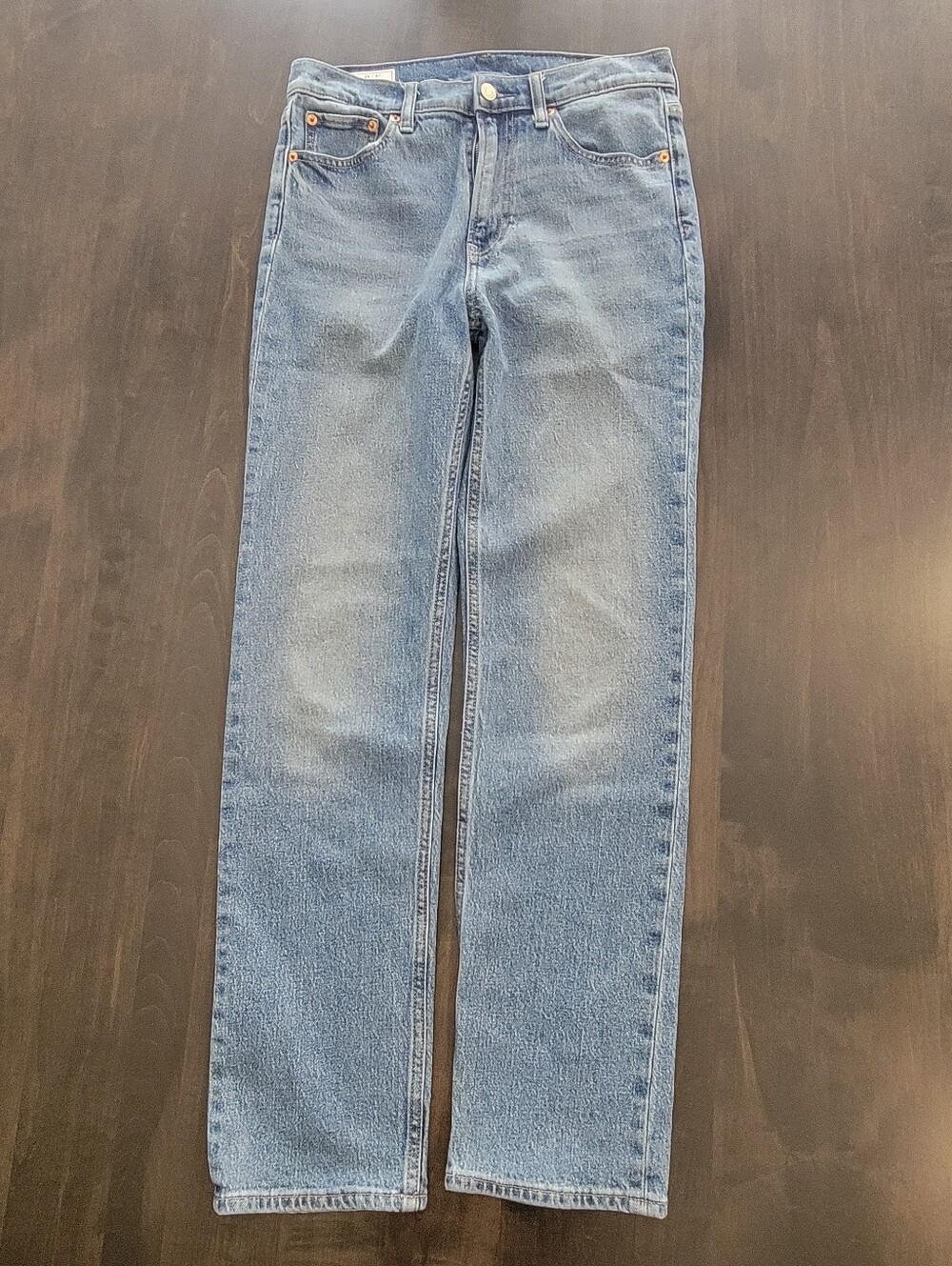 Gap 90s Straight Leg Jeans Medium Wash Blue Size 28 / 6R Regular